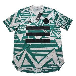 Adidas Mens Jersey New Football Soccer TAN ADV Jersey Green White Sz. L XL